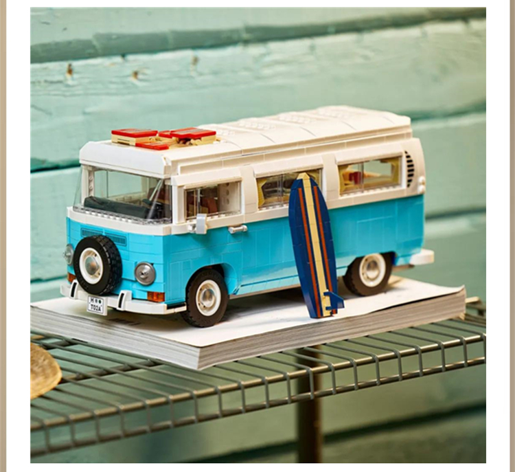 lego乐高10279 大众t2露营车 野营车 男女拼搭积木 玩具 儿童礼物