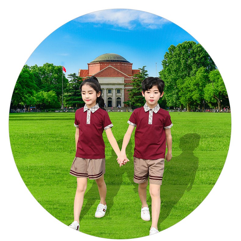 耐克珠海香洲区小学生校服秋装长袖短袖t恤短裤套装珠海市学生服秋季