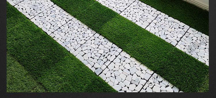 飞客达户外雨花石花园露台浴室阳台大理石塑地板diy塑木石头拼接地板