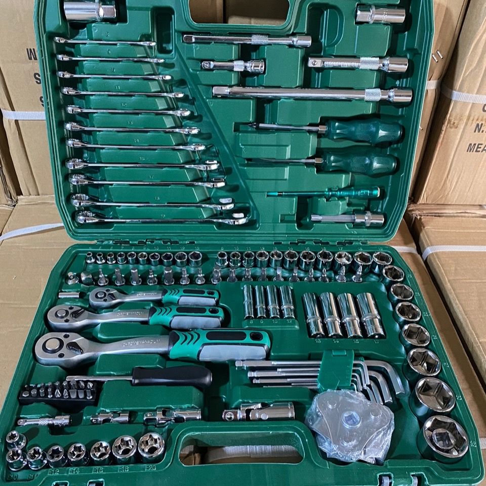 件套齿汽修工具套装汽车维修组筒扳手组合工具汽修工具 h121件24齿