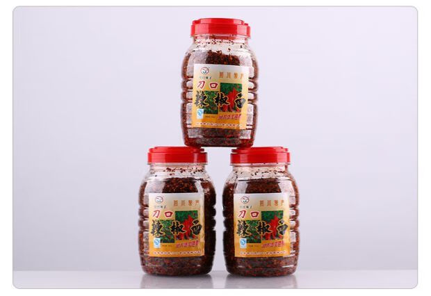 刀口辣椒刀口辣子四川特产刘氏会展刀口辣椒面500克瓶装油泼海椒粉