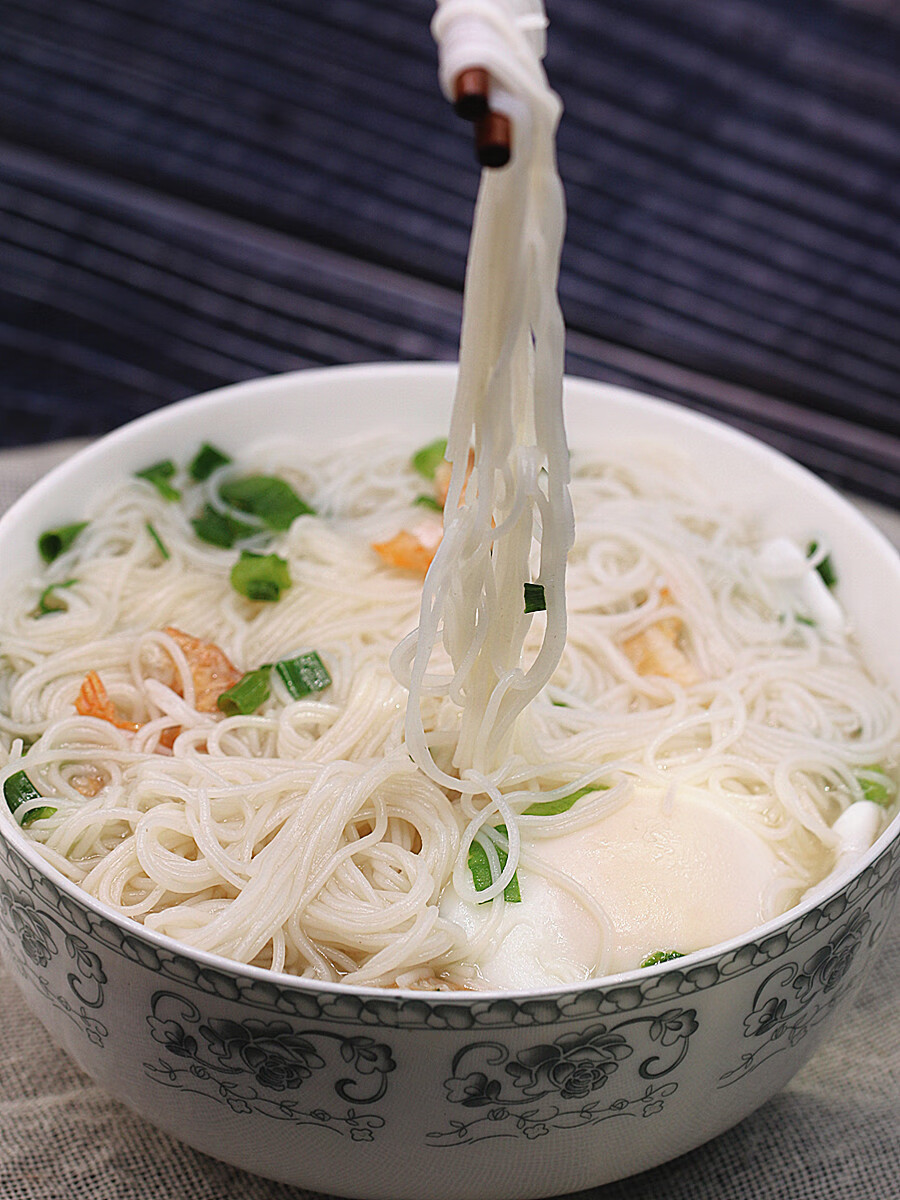 溪滩村手工榨面嵊州新昌特产炒米面米粉干货粉丝方便面条浙江米线 放