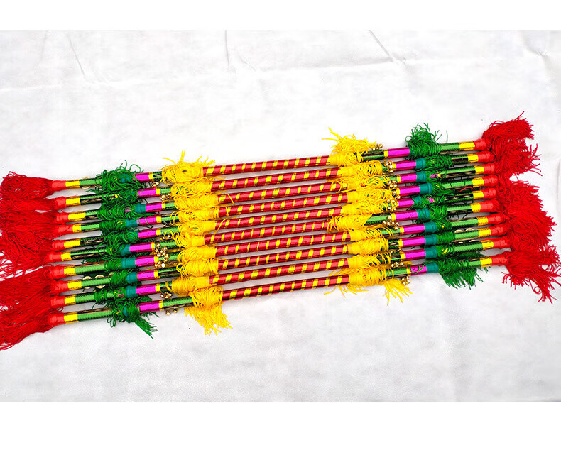 打连响花棍广场舞金钱杆连厢打钱杆连响花棍莲湘舞霸王鞭金钱棍铜钱杆