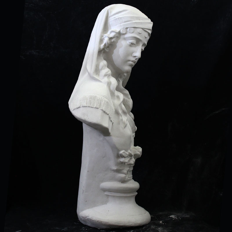 罗马少女石膏像头像人物50cm 教具 罗马青年素描速写美术静物写生人像