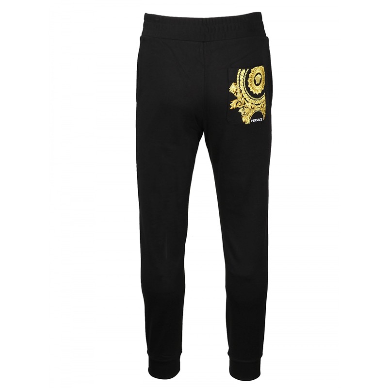【中检鉴定】versace范思哲男裤美杜莎头像刺绣棉质百搭休闲裤运动裤