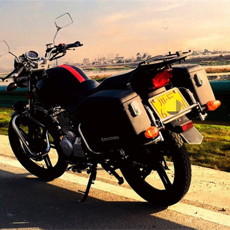 威科曼 适用于en150摩托车边箱 125边箱 dk侧边箱 gt挂箱后尾箱边箱