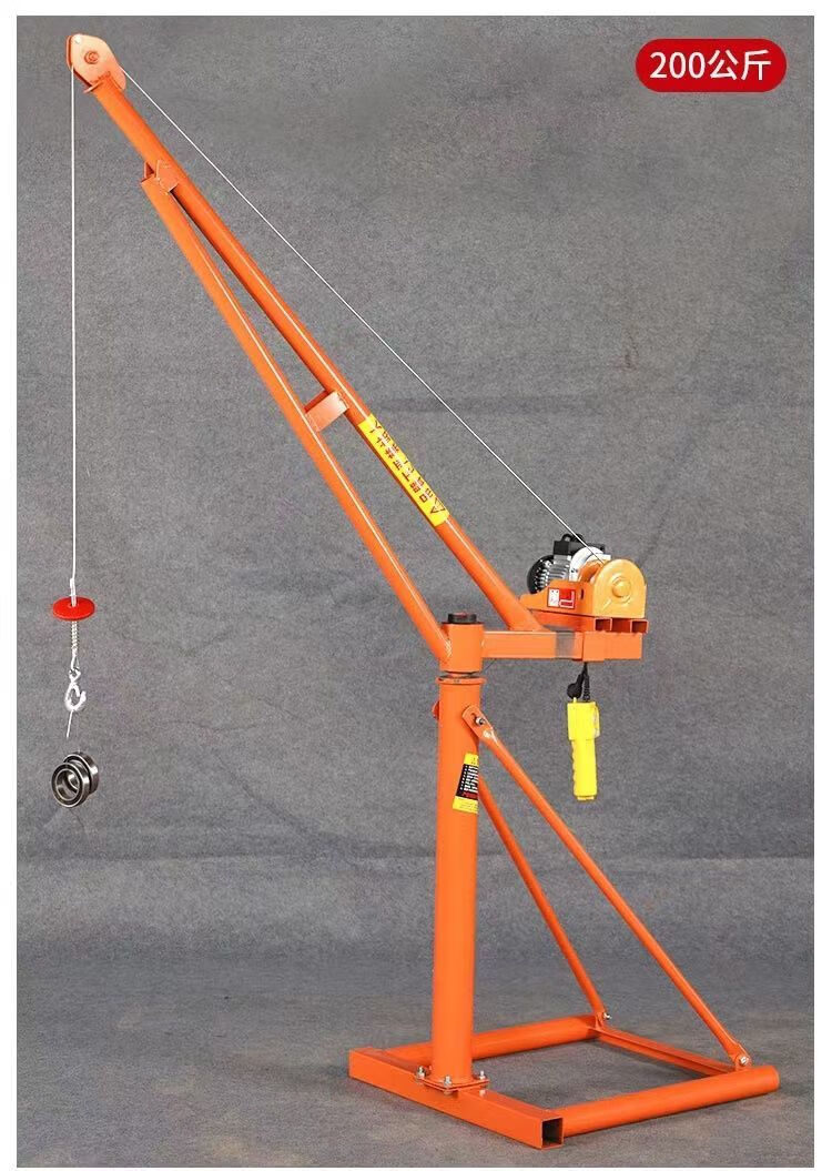 家用室外小型吊机吊运机装修建筑旋转升降起重机电动提升机220v 220v