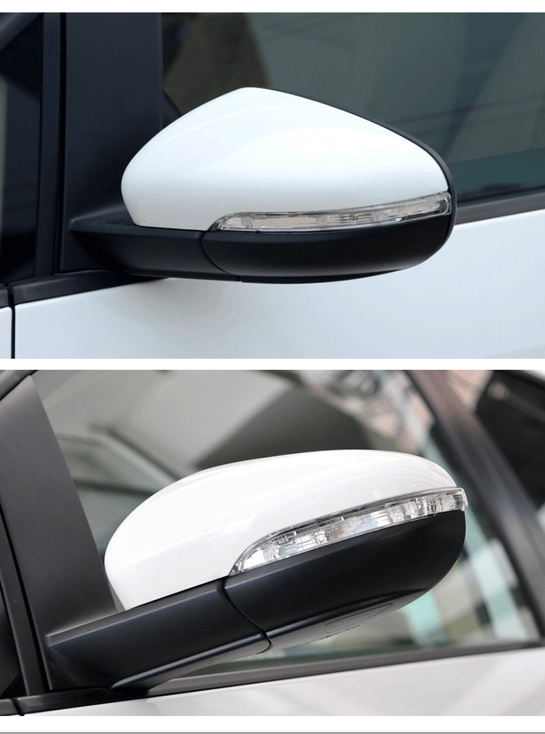 适用于大众11-15款途安左右倒车镜反光镜后视镜带烤漆总成 副驾驶右