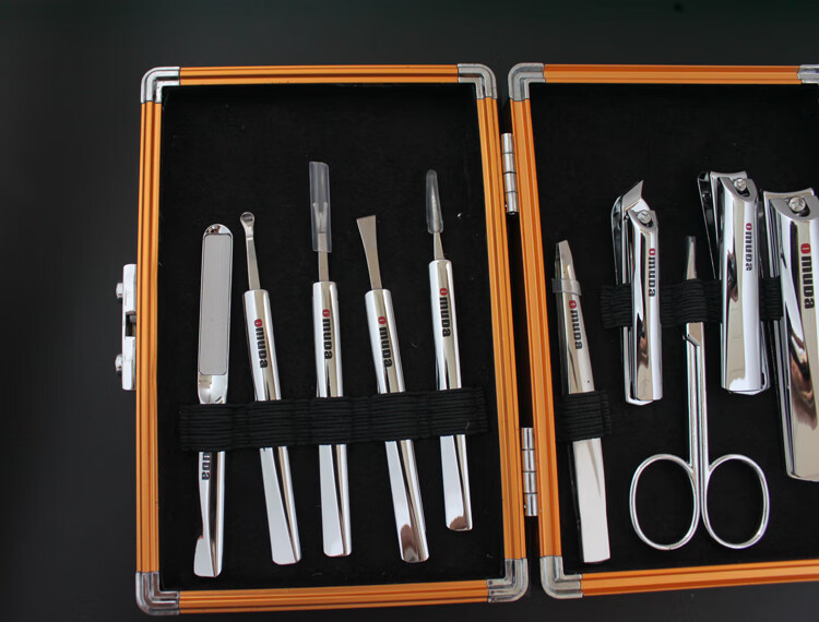 欧美达指甲刀套装omuda欧美达欧美达指甲钳套装美甲工具10件修甲美妆