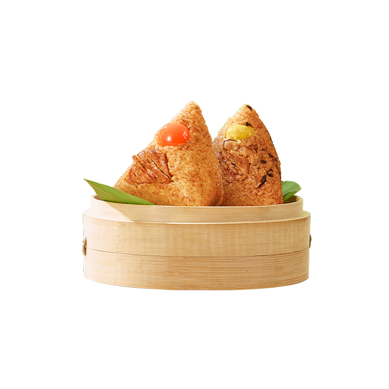 仟吉武汉蛋黄板栗香菇牛肉蒸鲜粽端午节散粽子零食礼盒装板栗香菇肉蒸