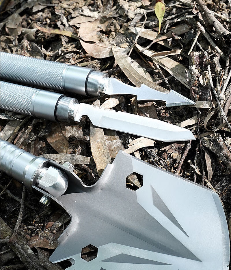 户外多功能工兵铲军版原品军工铲高锰钢兵工铲挖土铁锹锄头铁铲子银鹰