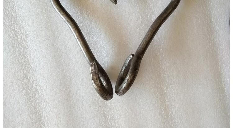 挑水钩子弯钩扁担挂钩水桶重物铁钩子挑担承重园林担子抓钩货钩 大号