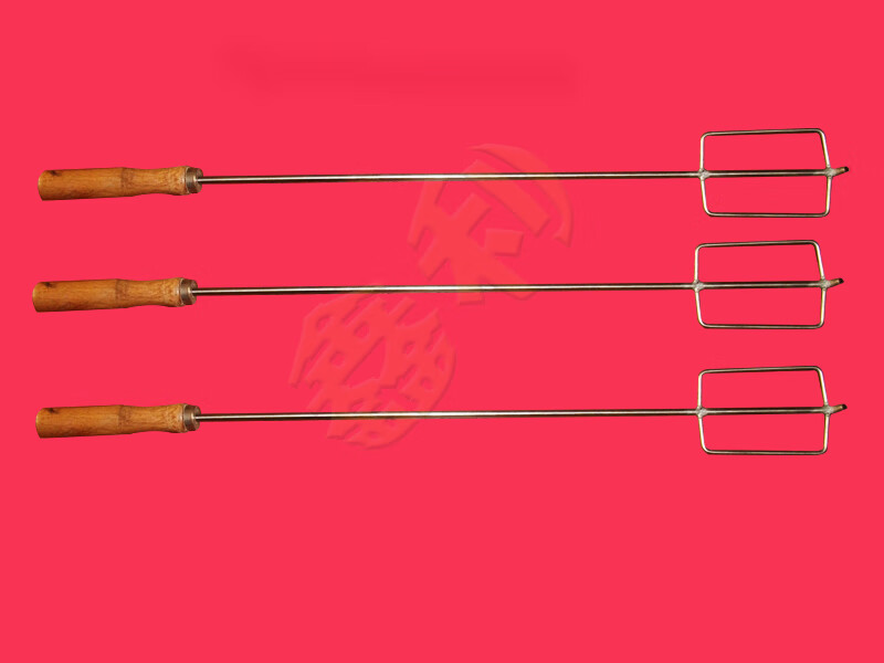 定制煤炭化验室马弗炉带样叉高温炉灰皿坩埚架带样铲灰皿叉带样手敞口