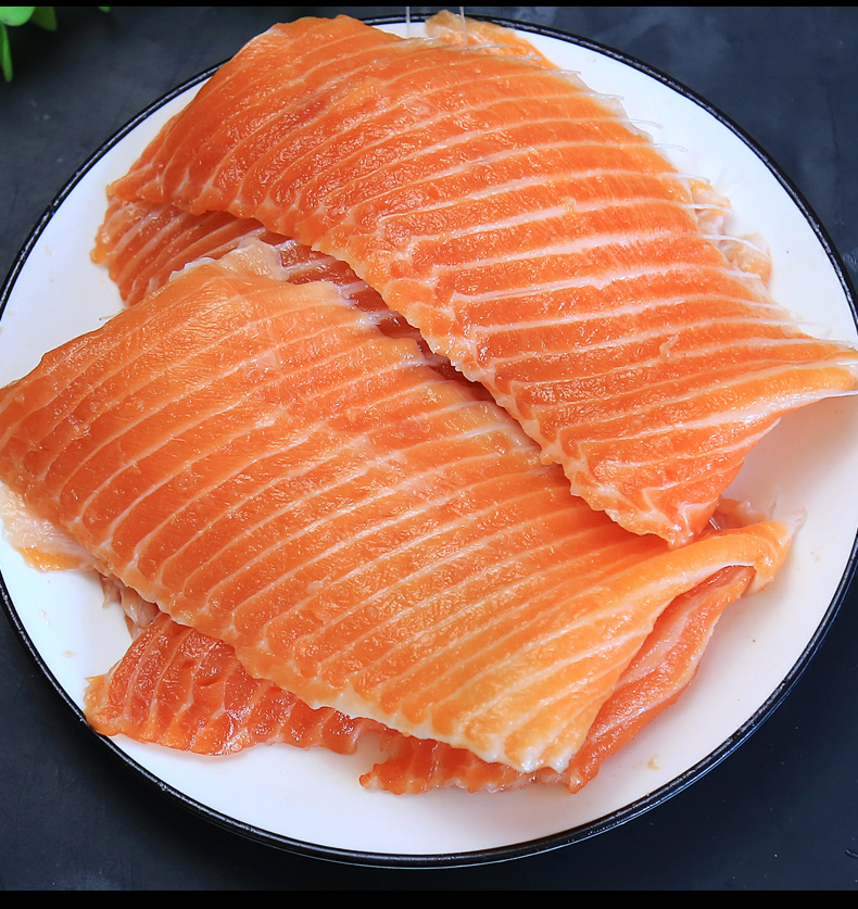 尚致三文鱼鱼排500g三文鱼边角料非碎肉人吃新鲜三文鱼排