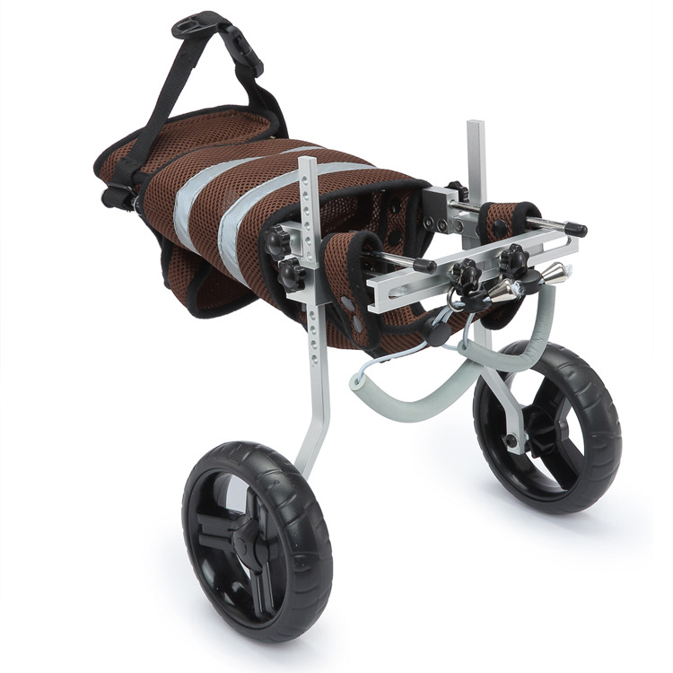 残疾宠物狗轮椅大型犬宠物狗康复行走辅助车小狗残疾车宠物两轮代步车