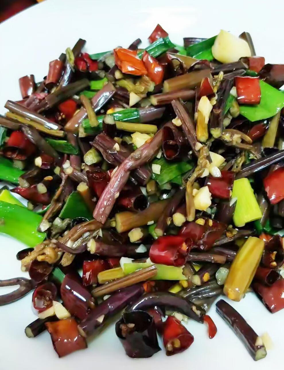 贵州黔东南特产手工野生蕨菜酸蕨菜2022年酸蕨菜下酒菜3斤