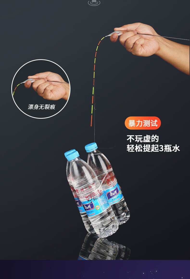 佳钓尼伏魔鲢鳙鱼漂高灵敏醒目清晰纳米浮漂钓鱼大物加粗尾浮标黑坑