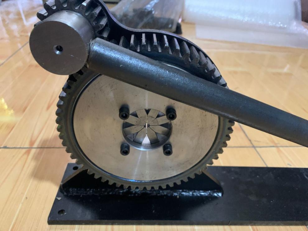 新型8牙手动齿轮锁管机压管机压扣铆管机锁扣机外径6-32毫米管子 8牙