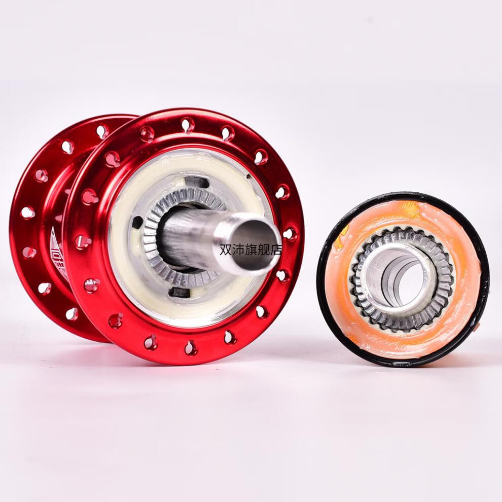 四培林轴承花鼓乔森花鼓150响dt版四培林山地车轴承碟刹32孔全爪结构