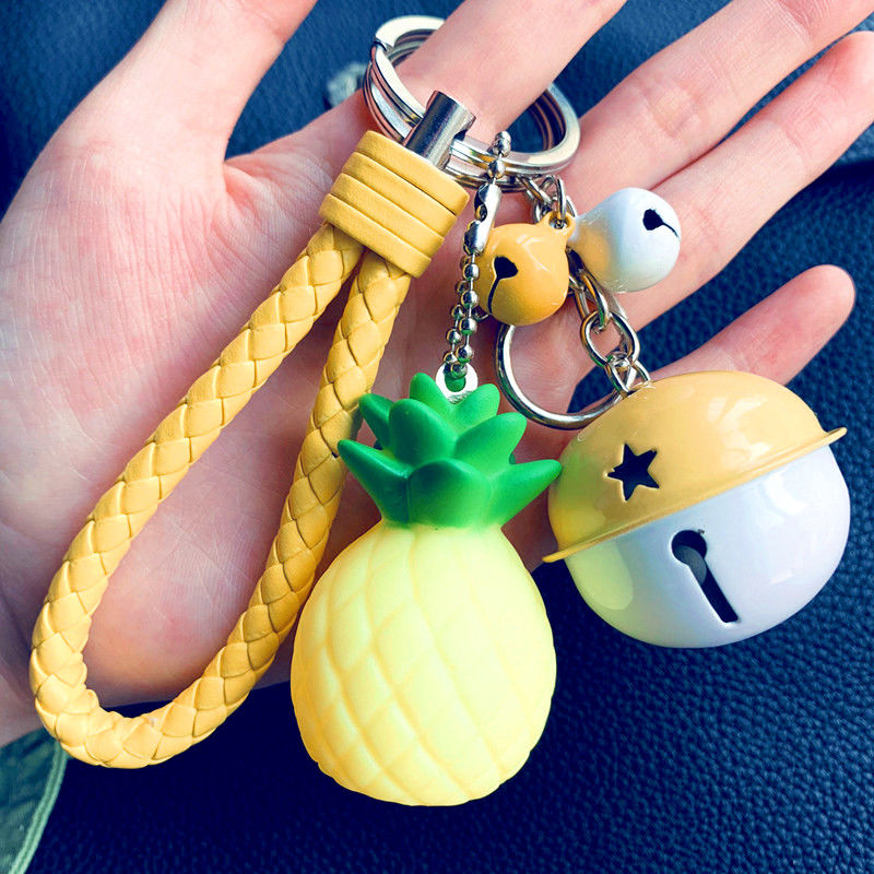 抖音同款网红卡通钥匙扣女可爱韩版创意书包公仔挂件汽车钥匙链圈 小