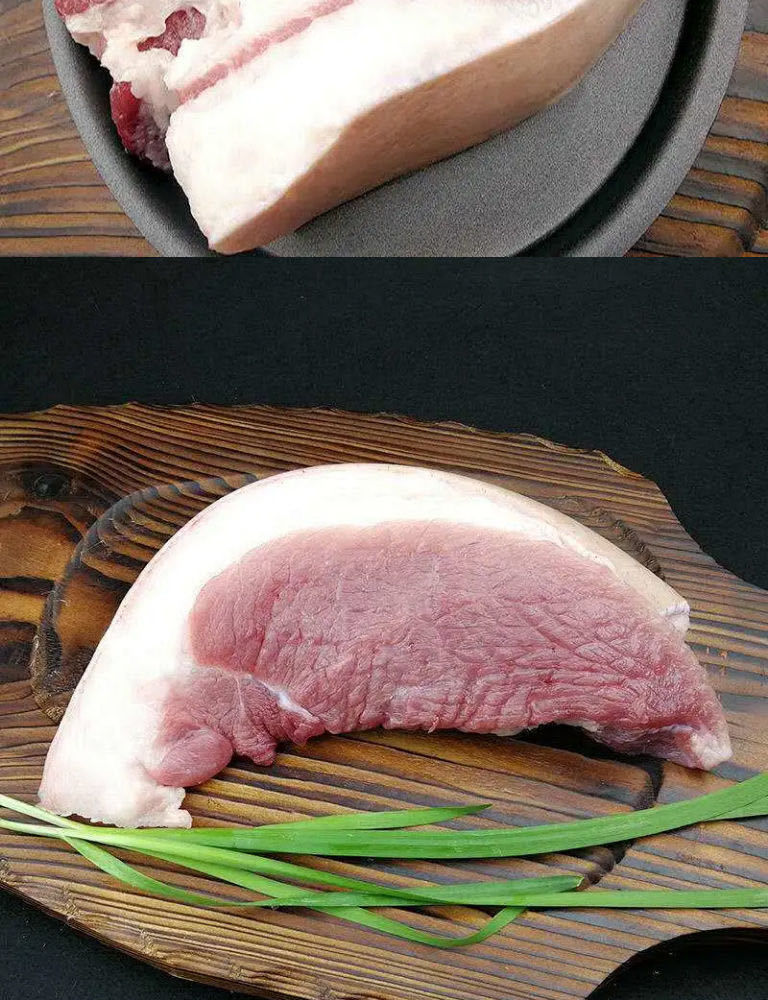 带皮前腿肉新鲜现杀五花肉生猪肉散养土猪肉整箱 前腿肉整箱6斤装