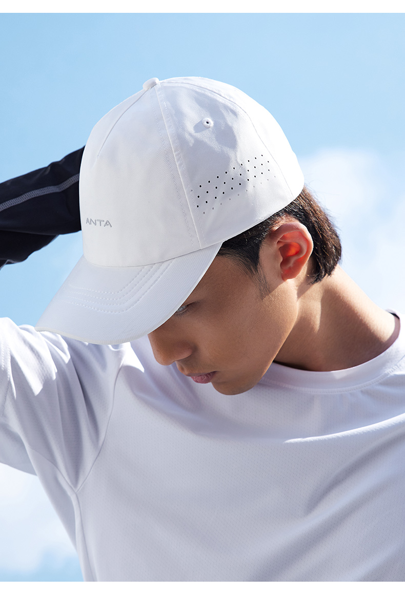 安踏(anta)安踏跑步帽男女通用夏新款遮阳帽太阳帽鸭舌帽户外运动帽子