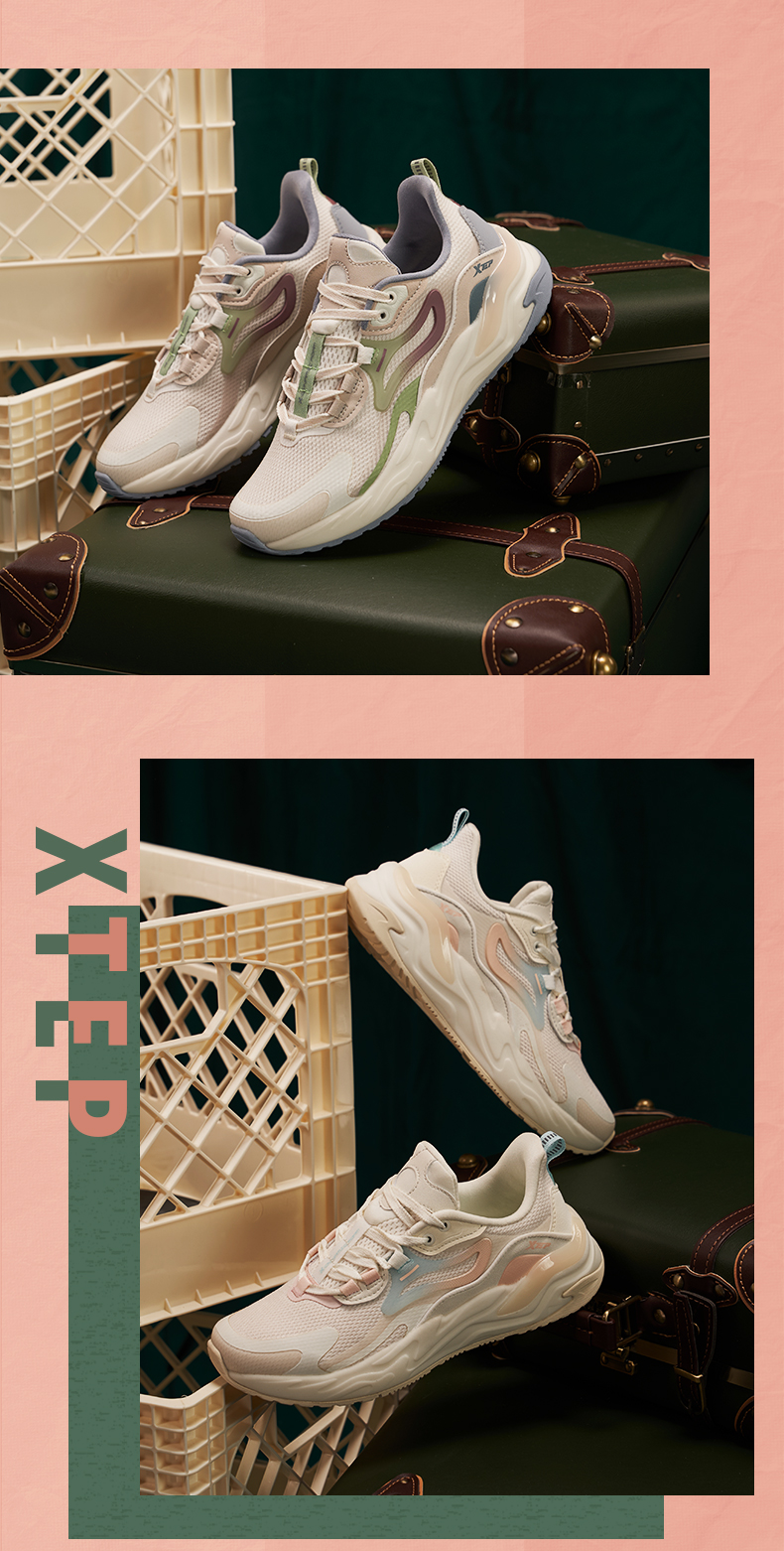 运动鞋跑步鞋_XTEP 特步 女款运动跑鞋  878118110039