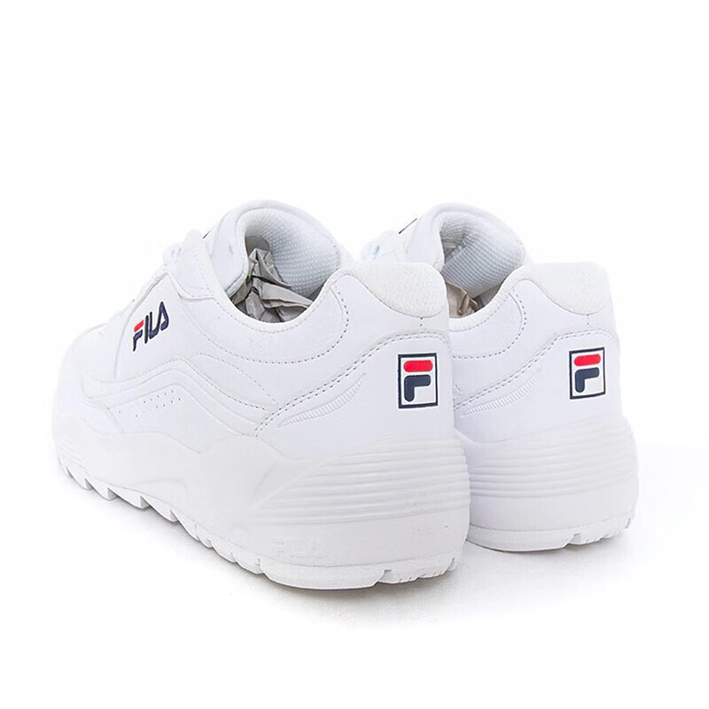 意大利版本fila斐乐男鞋2021春夏新款户外健步健身慢跑鞋荷兰 白色