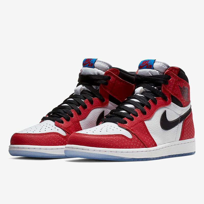 耐克nike air jordan 1 high og aj1 乔1黑棕脚趾芝加哥运动休闲篮球