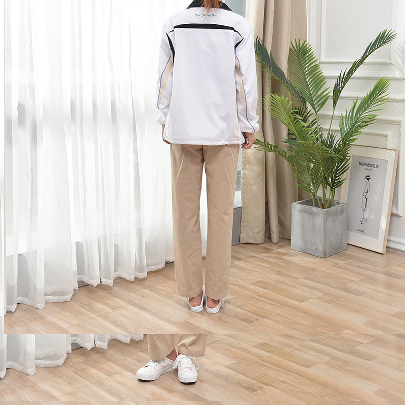 吴江高中校服高中生春夏季男女白校服外套白短袖校服套装吴江校服 蓝