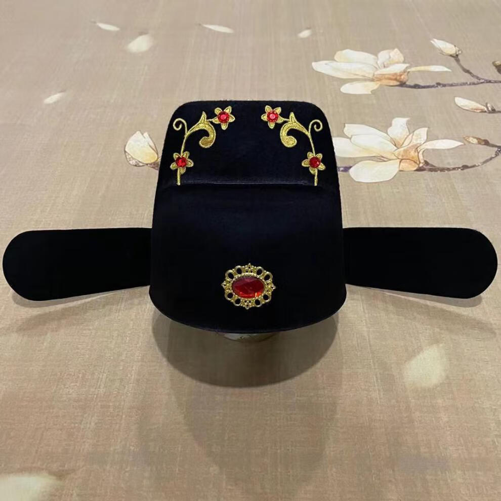 lucaly新郎官帽子成人儿童古代官帽飞鱼服锦衣卫帽明朝乌纱帽汉服帽