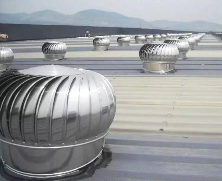 304不锈钢出风口无动力风帽600型屋顶换气扇烟道排风球通风器350mm