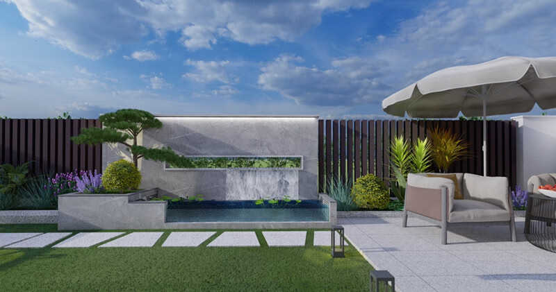 不锈钢瀑布出水口水槽景观池鱼池水景池流水墙水幕墙假山流水口 带