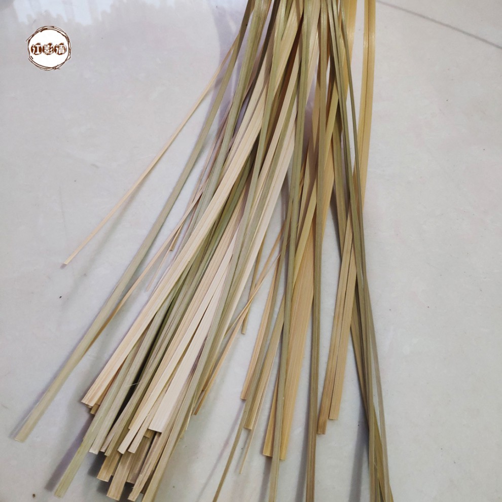 江影清竹编材料学生手工diy材料竹条模型竹蔑片编织竹篾丝无节薄竹蔑