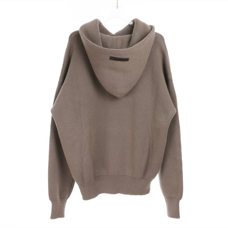 fear of god fog复线essentials字母连帽毛衣高街宽松男女针织衫外套