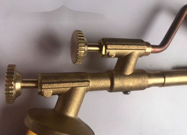 液化气焊枪双头冰箱空调铜管焊接焊炬无氧高温煤气喷火枪 tp 双头焊枪