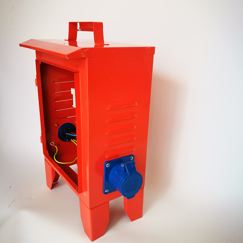 建筑工地户外防雨220v手提工业箱 零时防爆插座电箱三级配电箱 4路高