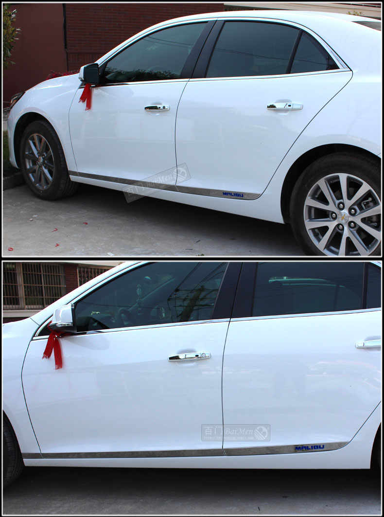 雪佛兰1218款新迈锐宝车身饰条迈锐宝门边条车门防擦改装饰亮条镜面点