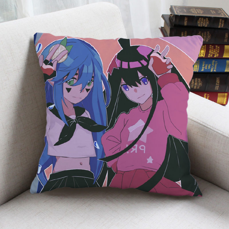 凹凸世界抱枕凯莉 嘉德罗斯格瑞动漫画孩子坐靠垫礼物枕头双面 7 35*