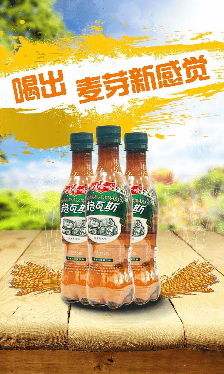 格瓦斯碳酸饮料330ml600ml瓶整箱麦芽汁风味昌隆福记 格瓦斯600ml*8瓶