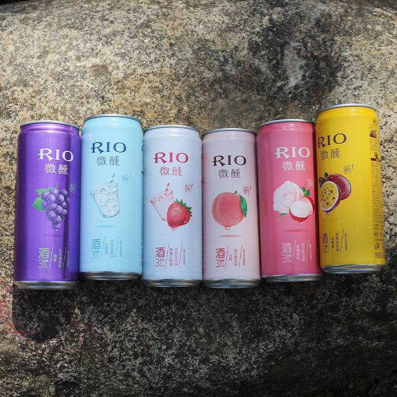 rio锐澳鸡尾酒3度微熏系列330ml细罐6种口味可选洋酒预调鸡尾酒 【6罐