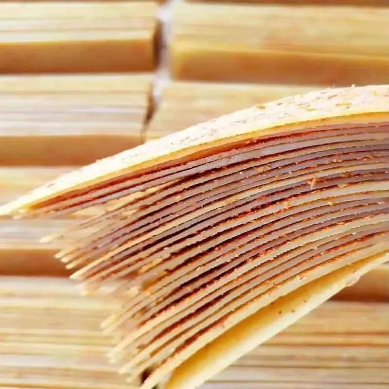 长汀客家特产豆腐干朝汀城喜字牌嚼劲薄豆腐干祥明古城豆干量腹而食 2