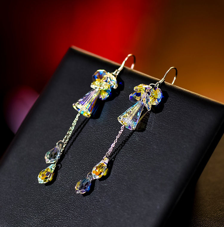 新款 水滴流苏耳坠 日韩气质耳饰 风铃【图片 价格 品牌 报价】-京东