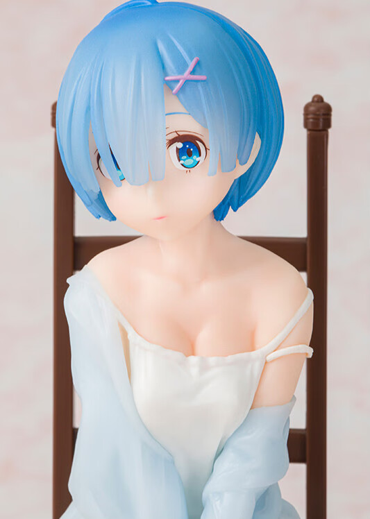 泡面压蕾姆从零开始的异世界生活睡衣蕾姆景品椅子坐姿动漫模型摆件