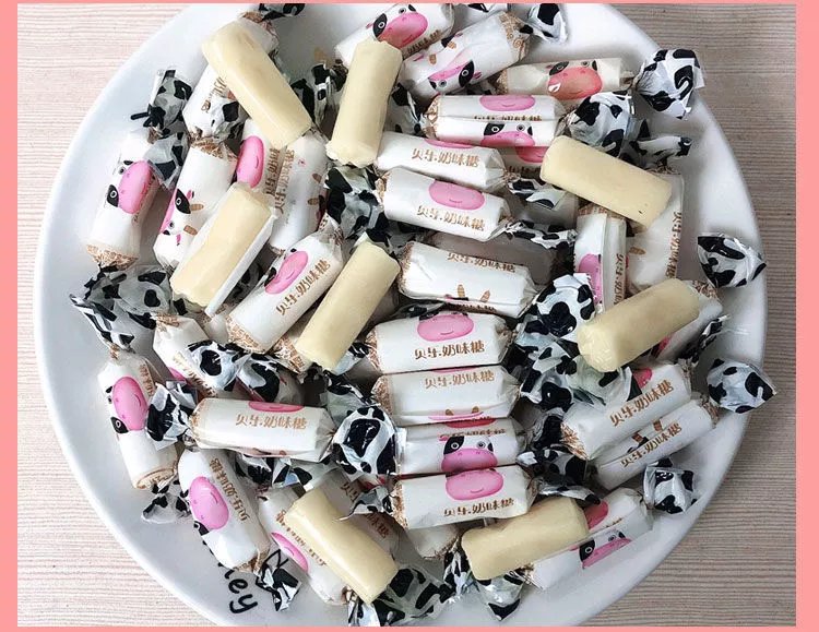 正宗特浓牛奶糖奶糖儿童零食年货散装糖果结婚婚庆喜糖混装 白色牛牛