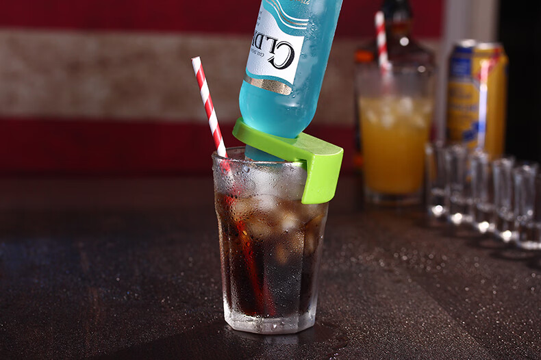 度佳行 ktv日韩酒吧啤酒卡扣鸡尾酒杯口卡扣酒瓶调酒师卡扣 白色