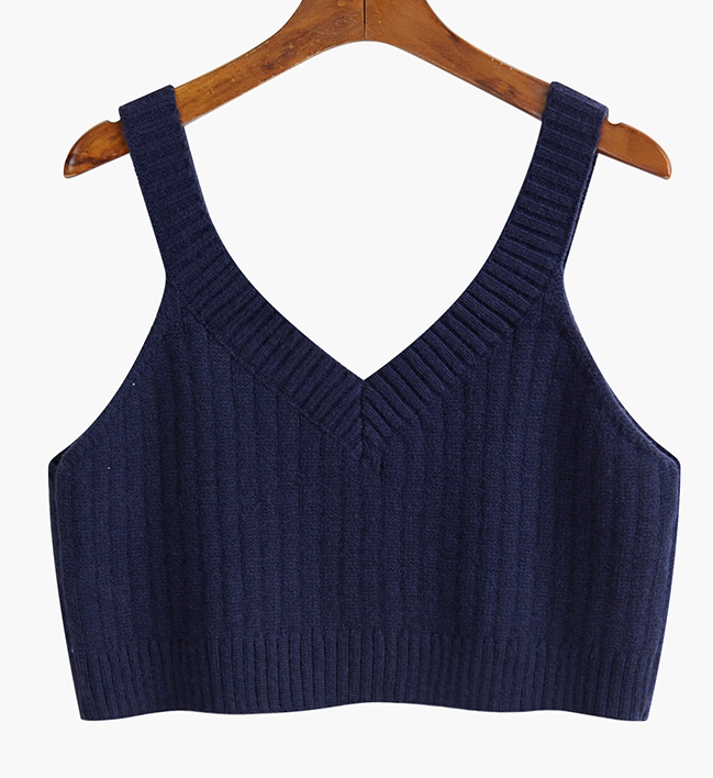 吊带背心内搭吊带针织小背心叠穿女外穿短款毛线上衣时尚春秋季马甲