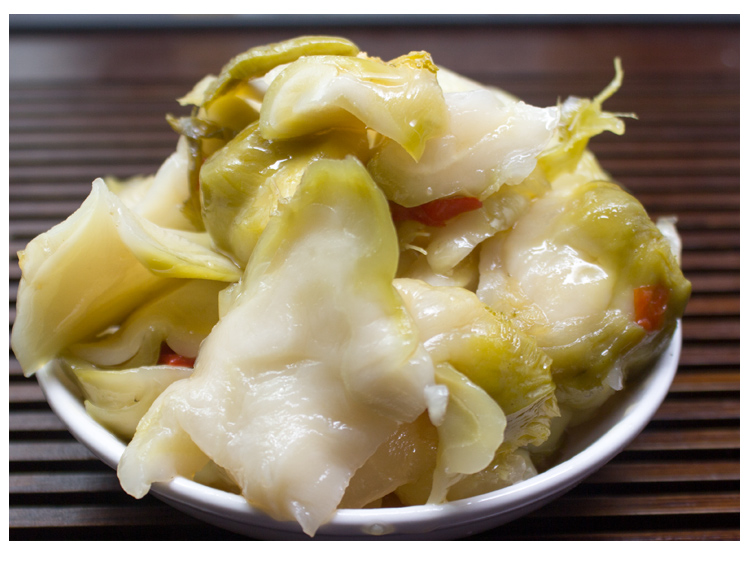 温州特产腌制娃娃菜泡菜大头菜咸菜酱菜心爽口下饭菜 娃娃菜750克(非