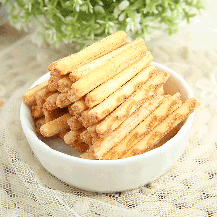 旺旺开心珍棒番茄味1000g散称手指发酵饼干的发酵饼干条休闲零食