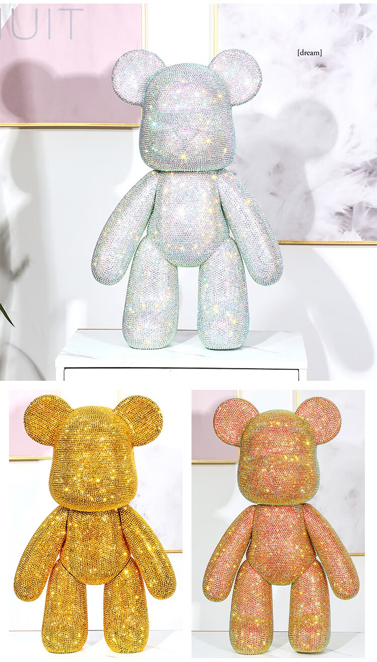 迪士尼官方同款成品贴钻暴力熊玩偶520情人节表白求婚神器送男女朋友